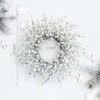 Winter Front Door Wreath 24 Inch Winter Berry - Image 2