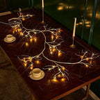 Birchlitland Birch Garland Lights 6FT 48 LED Battery Operated - Lighted Twig Vine with Timer for Christmas Fireplace Decoration Indoor Outdoor Use - Image 2