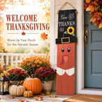 One-Piece Reversible Halloween Thanksgiving Porch Sign - Image 5