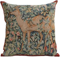 William Morris Two Does In A Forest Tapestry Pillow Cover 19 x 19 in by CCharlotteHomeFurnishings