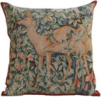 William Morris Two Does In A Forest Tapestry Pillow Cover 19 x 19 in by CCharlotteHomeFurnishings