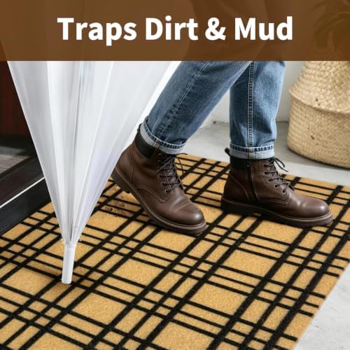 Front Door Mat, Non Slip Outside Entrance Welcome Mat 24"x36" - Image 3
