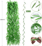 200pcs 1200 Ft Artificial Ivy Garland Fake Hanging Jungle Vines - Image 5