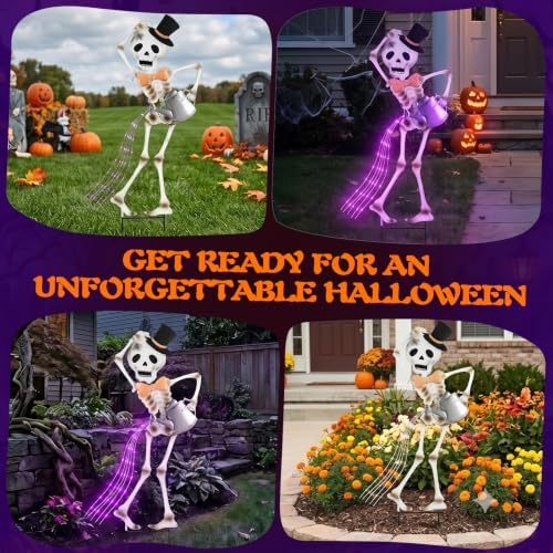 Lewondr 35" Skeleton Halloween Decorations Outdoor - Image 7