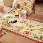 bilin gaier Designer French Linen Table Runner,71"x12"-Bellano - Image 3