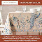 Maison d' Hermine Table Cloth Rectangle Table 100% Combed Cotton 70"x108" - Image 3