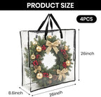 26 Inch Wreath Storage Bag, Wreath Storage Container for 24 to 30 Inch - Image 5