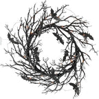 Fun Express 26" Light Up Black Bat Wreath by FunExpress