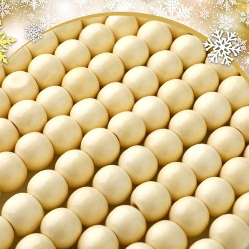 Giegxin 2 Pcs Wood Bead Garland for Christmas Tree 66 Feet Farmhouse - Image 2