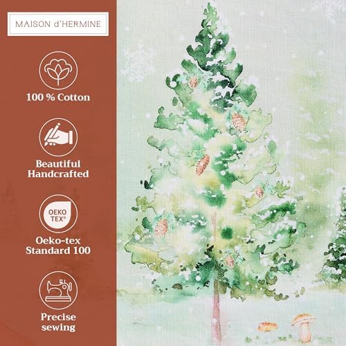 Maison d' Hermine Placemats Set of 4 Reusable 100% Cotton (13"x19") - Image 2