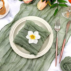 Mixweer 100 Pcs Gauze Cheesecloth Napkins 19.7 x 19.7 Inch, Sage - Image 3