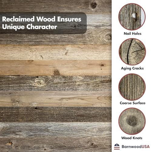 BARNWOODUSA Wooden Welcome Sign for Front Door 5 Foot, 5-Foot, Rustic Red - Image 4