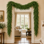 Norfolk Pine Garland, 2 Pack 6 FT Christmas Greenery - Image 6