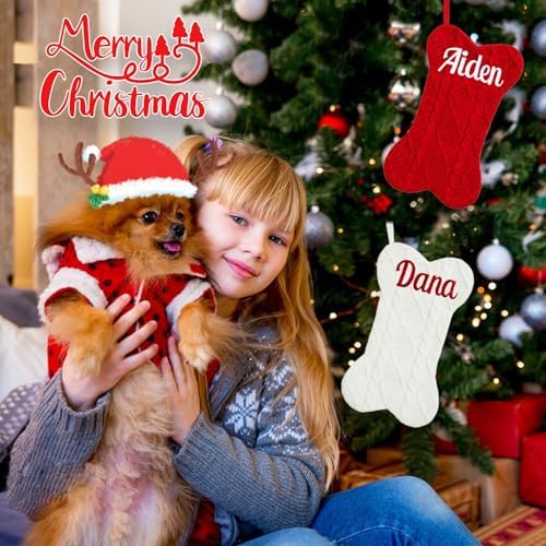 Personalized Dog Christmas Stockings,Custom Pet Stocking Embroidered Name - Image 7