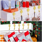 Lounsweer 12 Pcs Snowflake Christmas Stocking Holders - Image 6