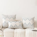 LILEPOY Boho Throw Pillow Covers 12x20 Farmhouse Lumbar Couch Pillow case - Image 2