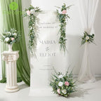 Alecono 100pcs Mixed Eucalyptus Leaves Stems Bulk, 4 Kinds Artificial Greenery Stems Faux Sliver Dollar Fake Greenery for Centerpieces Wedding DIY Bouquets Floral Arrangement Party Decor - Image 5