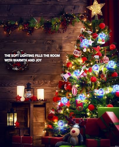 AceList 50 LED Holographic Iridescent String Lights, 16.4Ft Enchanting Disco Ball String Lights– USB&Battery Powered Fairy Lights Iridescent Party Decorations for Home, Classroom, Birthday, Christmas - Image 5