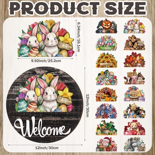 Yousoontic Interchangeable Welcome Sign,Modern Welcome - Image 3