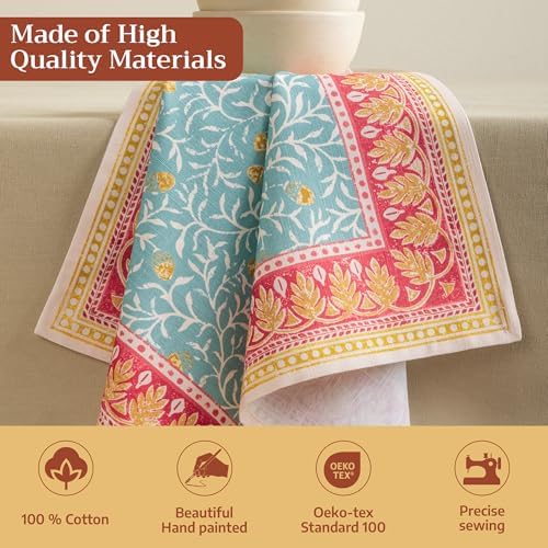 Maison d' Hermine Cloth Napkins Set of 4 Reusable 100% Cotton (20" x 20") - Image 3