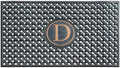 A1HC Natural Rubber Front Door Mat 24x39 inches, Monogrammed Doormat for Entryway, Heavy Duty Shoe Scraper Welcome Mat for Porch, Patio & Outside Entrance - Black by A1HomeCollectionsLLC