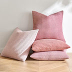 MIULEE Decorative Pillow Covers 18x18 Inch Set of 4 Aesthetic Pink - Image 2