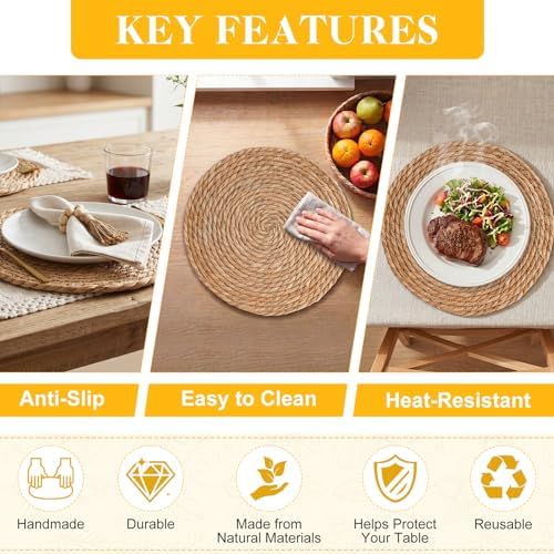 Britimes Table Runner Set, 26 Pack, for Kitchen Decor, Farmhouse Boho - Image 6