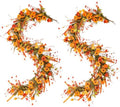 2-Pack 6Ft Fall Garland for Mantel Decoration Sunflower Flower Leaf by YUGALI