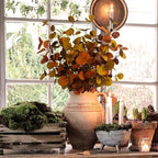 8 Pcs Artificial Fall Eucalyptus Stems, 27 Inch - Image 3