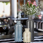 Ceramic Vase Set of 3, Small Flower Vase for Home Decoration, Rustic Farmhouse Table Shelf, Entrance Decor, Ice Crackle Vintage Vase for Living Room & Dining Table Centerpieces, Multicolor - Image 5