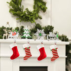 Christmas Stocking Holders for Mantle Weighted Metal Stocking Hangers Hooks for Fireplace Christmas Decorations (Set of 4) - Image 6