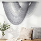 Tempospark Large Macrame Wall Hanging, 59x39 Inch Boho Wall Hanging, Macrame Wall Art Hand-dyed Ombre Design for Bedroom Living Room Apartments Entryways, or Above Bed by Tempospark