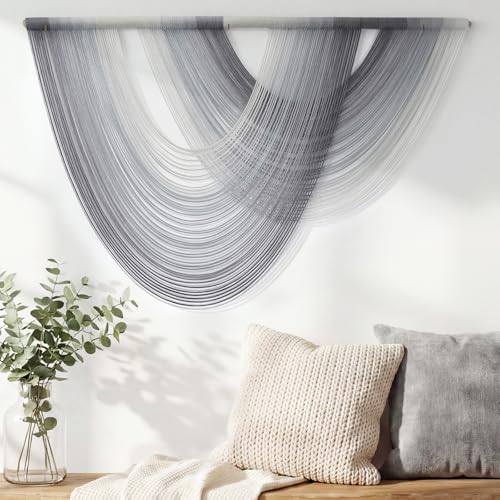 Tempospark Large Macrame Wall Hanging, 59x39 Inch Boho Wall Hanging, Macrame Wall Art Hand-dyed Ombre Design for Bedroom Living Room Apartments Entryways, or Above Bed by Tempospark