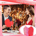 Zopeal 360 Pcs Heart Shaped Straws, Red, Rose Red, Pink - Image 5