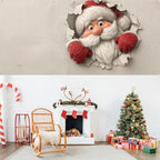 13x6Ft Santa Garage Door Cover, Garage Door Decorations, Large Garage Door Xmas Cover, Outdoor Xmas Banner Decorations - Image 6