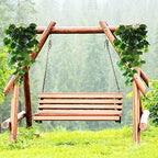 Houssity Artificial Hanging Plants Fake Ivy Vine Leaves for Wall Door Room Kitchen Patio Outdoor Indoor Decor (Plastic Maple Leaf, 4) - Image 5