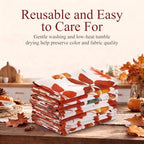 Kochorie 24 Pack Thanksgiving Napkins 18 x 18'' Autumn Maple Leaf Printed - Image 6