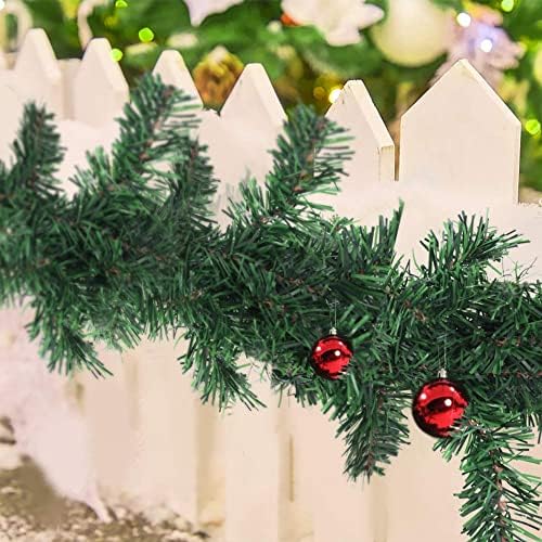 Outroad 9 ft Christmas Garland Soft Greenery Twist Wreath Artificial Ivy Non-Lit Green Garland, for Holiday Season Outdoor Indoor Party Decorations (5 Pack) - Image 4