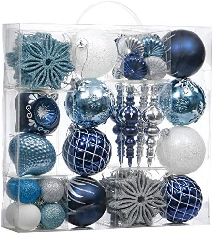 Valery Madelyn 70ct Christmas Tree Decorations Ball Ornaments Set by ValeryMadelyn