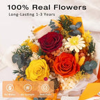 Vrioca Flowers for Delivery, Preserved Flowers Bouquets, Birthday Gifts for Women Mom - Image 2