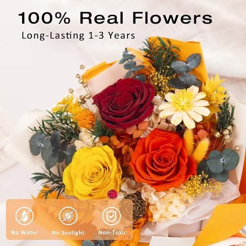 Vrioca Flowers for Delivery, Preserved Flowers Bouquets, Birthday Gifts for Women Mom - Image 2