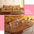 28 Clear Bud Vases in Bulk, Glass Small Bud Vase for Centerpieces - Image 4