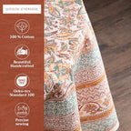 Maison d' Hermine Table Cloth Round Table Reusable 100% Cotton 69" Diameter - Image 2