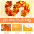 Joyhalo 6 Pack Fall Garland with 6.5FT LED Lights - Image 3