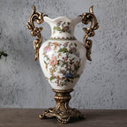 Tall Table Modern Vase,Large Ceramic Flower Vases for Shelf Home Decor,Creative Classic Pink Vase 16.5 inch,Sophisticated Vessel for Decorative Branches and Dried Flower. (Prosper Glory) by Unknown