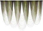 Macrame Wall Hanging Dip-Dyed Green Fiber Art Boho Wall Decor 57" W*41" L - Image 4
