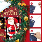 HunnmingRe 16 x 7ft Christmas Garage Door Cover, Santa Claus - Image 3