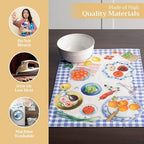 Maison d' Hermine Placemats Set of 4 Reusable 100% Cotton (13"x19") - Image 3