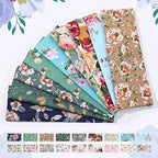 Moukeren 36 Pcs Floral Cotton Cloth Napkins, 15x15 Inch Reusable Dinner - Image 4