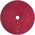 48-Inch Cable Sweater Knit Christmas Tree Skirt with Wooden Toggles, Burgundy by StarryDynamo
